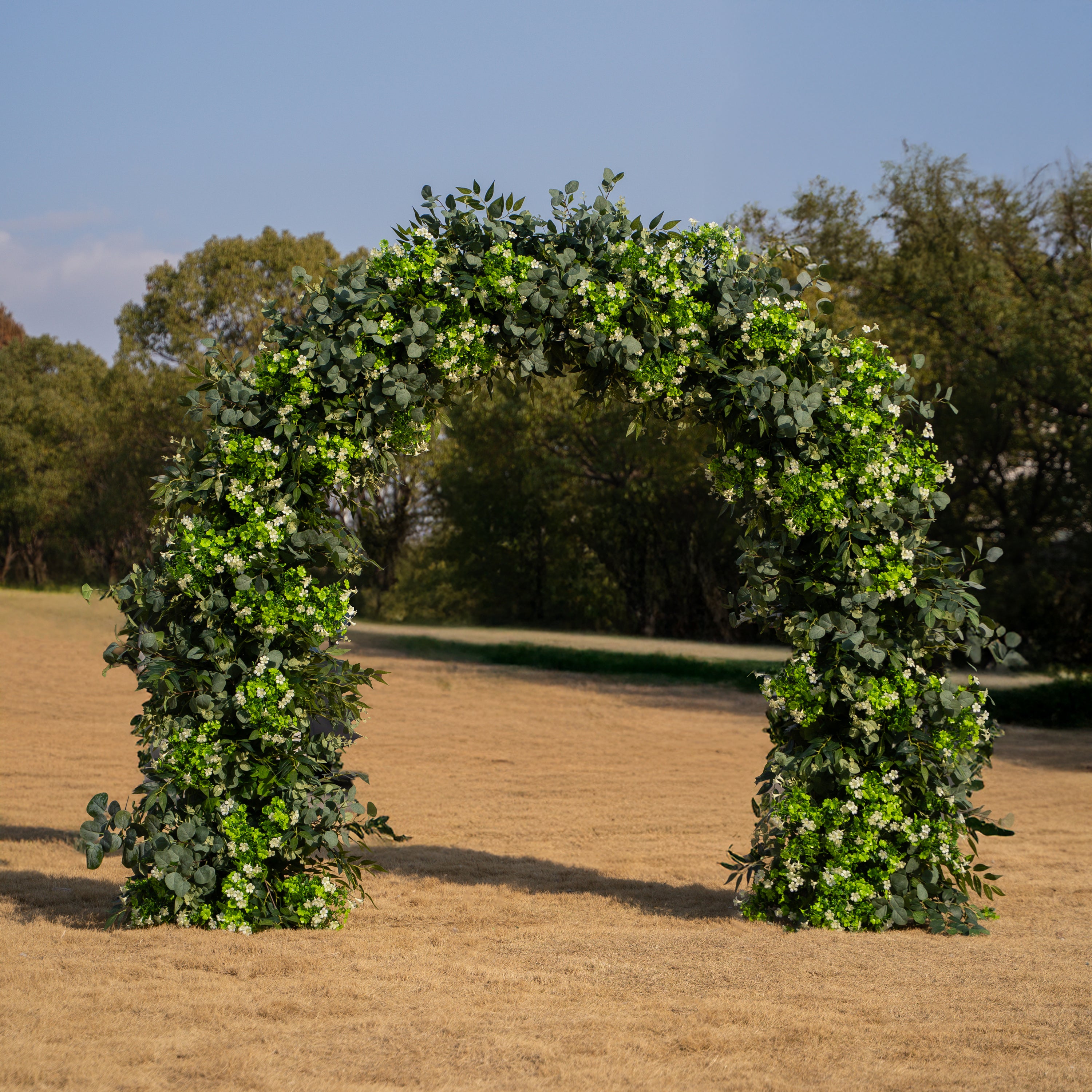 Shamrock:  St. Patrick’s Day Decor Flower Arch for Background Decoration Wedding and Party  (Including Frame)
