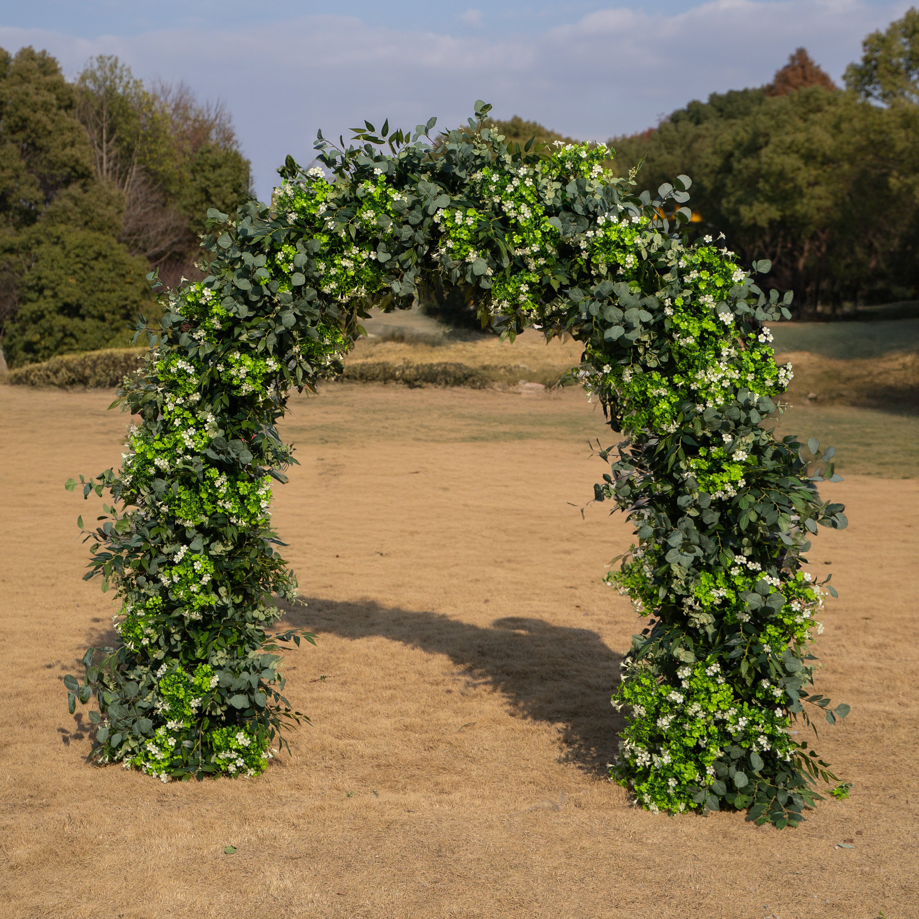 Shamrock:  St. Patrick’s Day Decor Flower Arch for Background Decoration Wedding and Party  (Including Frame)