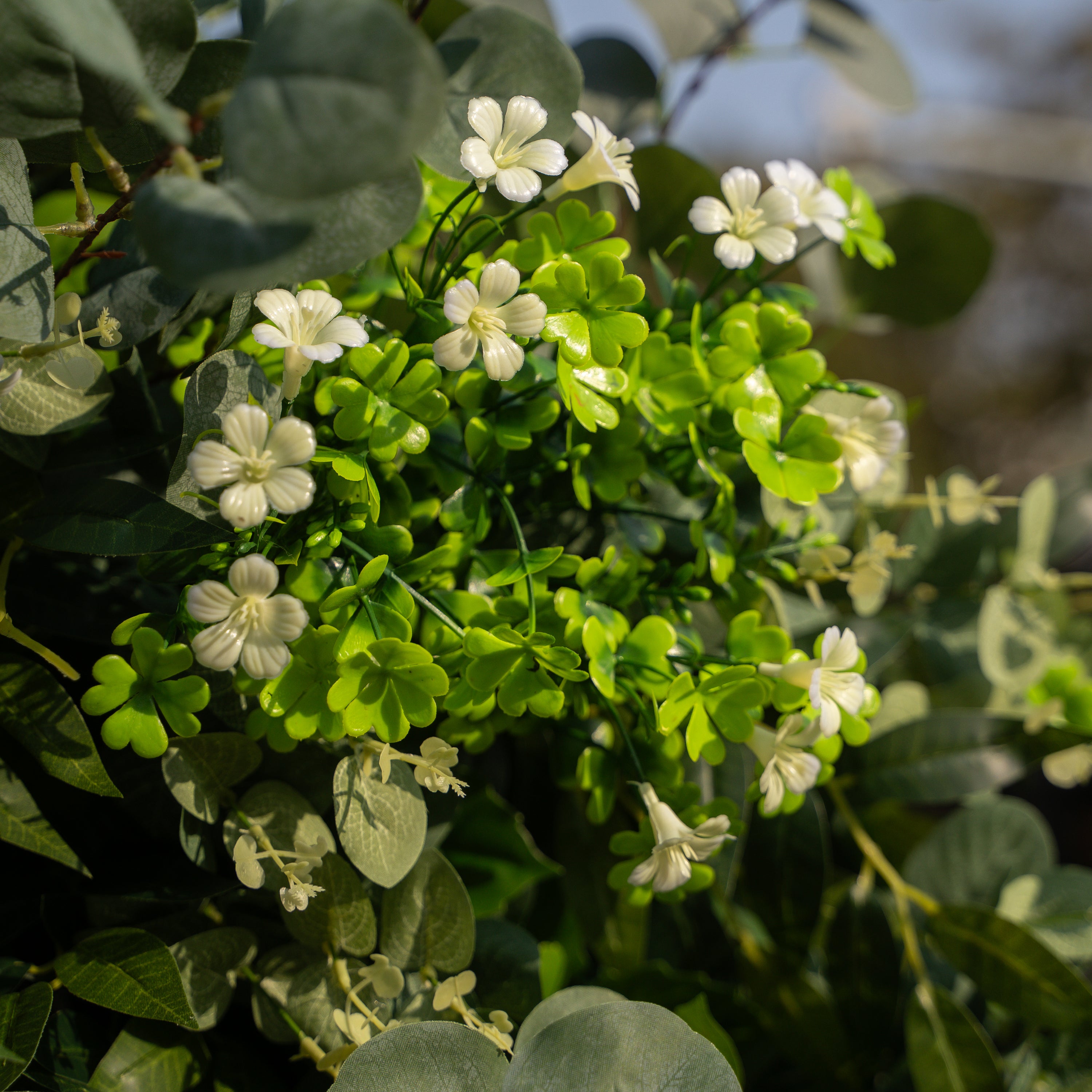 Shamrock:  St. Patrick’s Day Decor Flower Arch for Background Decoration Wedding and Party  (Including Frame)