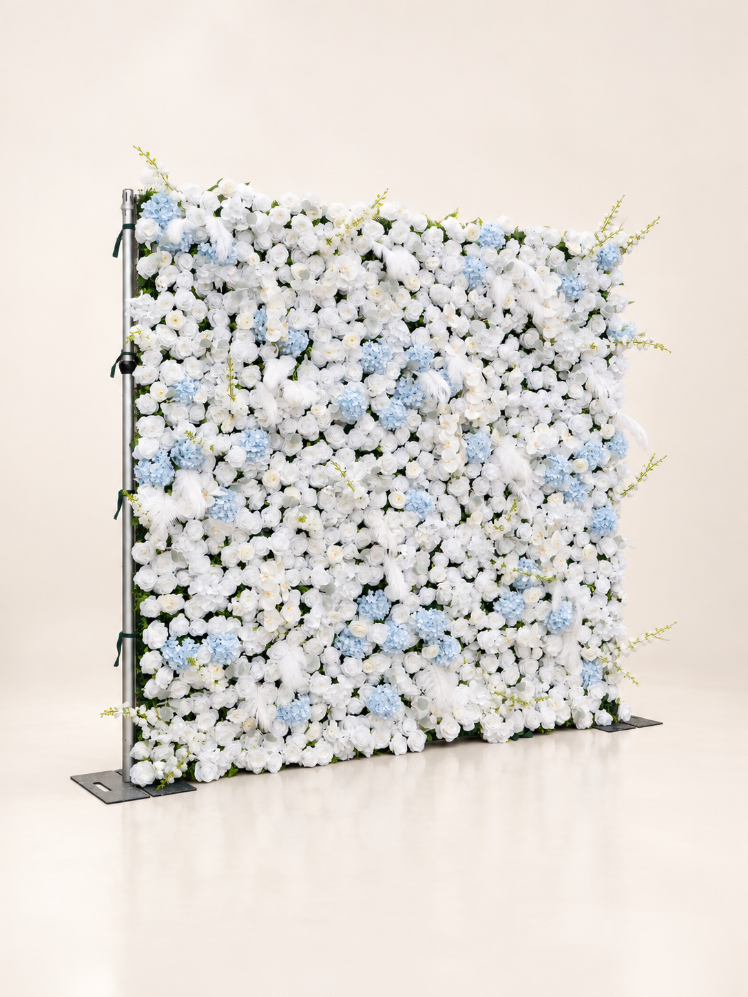 Sirrel: 4D Fabric Artificial Zip Up Curtain Flower Wall For Wedding and Events Decoration