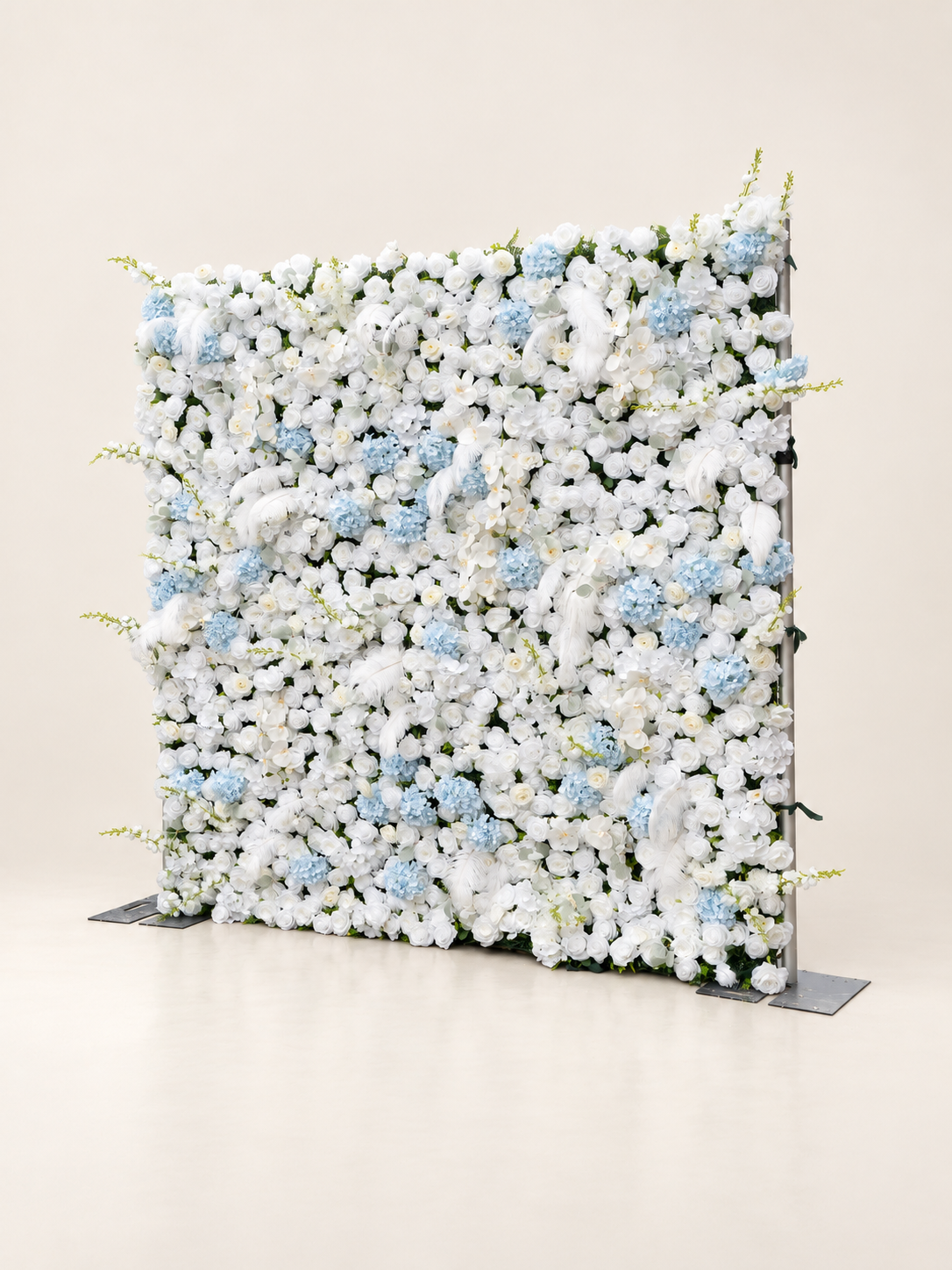 Sirrel: 4D Fabric Artificial Zip Up Curtain Flower Wall For Wedding and Events Decoration