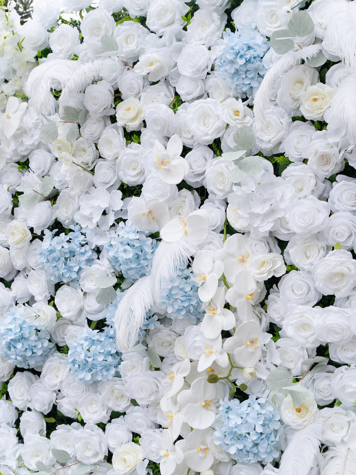 Sirrel: 4D Fabric Artificial Zip Up Curtain Flower Wall For Wedding and Events Decoration