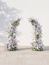Solvia Luxury Horn Shaped Flower Arch with Frame for Wedding Party Event Backdrop Decoration — front view