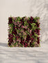 Sorelavia 5D Fabric Artificial rolling up curtain flower wall — front view