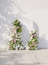 Stelbelle:  Wedding Background Arch Pillar Decorative Flower Row Excluding Frame — front view