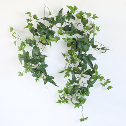 69 InchesGreen Ivy Vine Eucalyptus Begonia Leaf Floral Climbing Decor for Wall Hanging