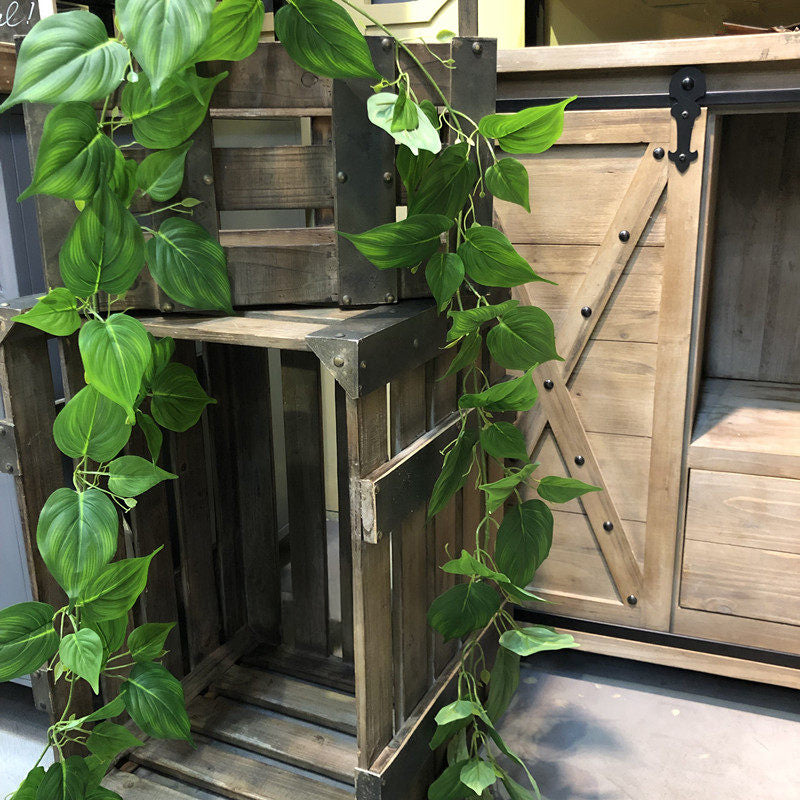 artificial philodendron vine 71 Inches Artificial Green Plants Philodendron Vine Fake Plant Vine – Rose Morning