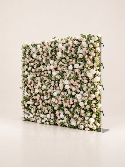 Evanthe: 3D Fabric Artificial Zip Up Curtain Flower Wall For Wedding and Events Decoration