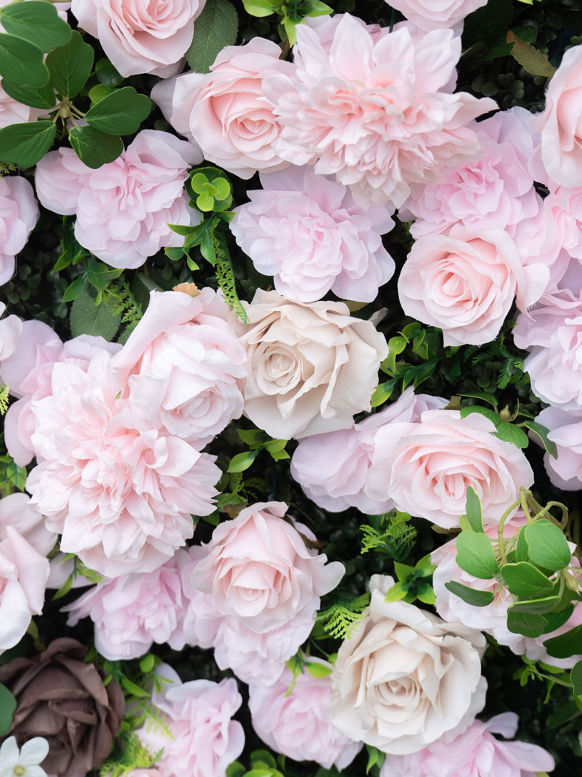 Solenne: 3D Fabric Artificial Zip Up Curtain Flower Wall For Wedding and Events Decoration