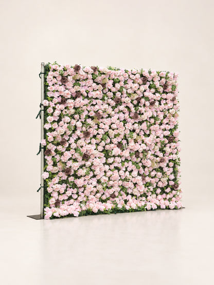 Solenne: 3D Fabric Artificial Zip Up Curtain Flower Wall For Wedding and Events Decoration
