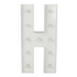 V023: Event Decoration Large 4ft Tall LED Marquee Letter - H Rose Morning