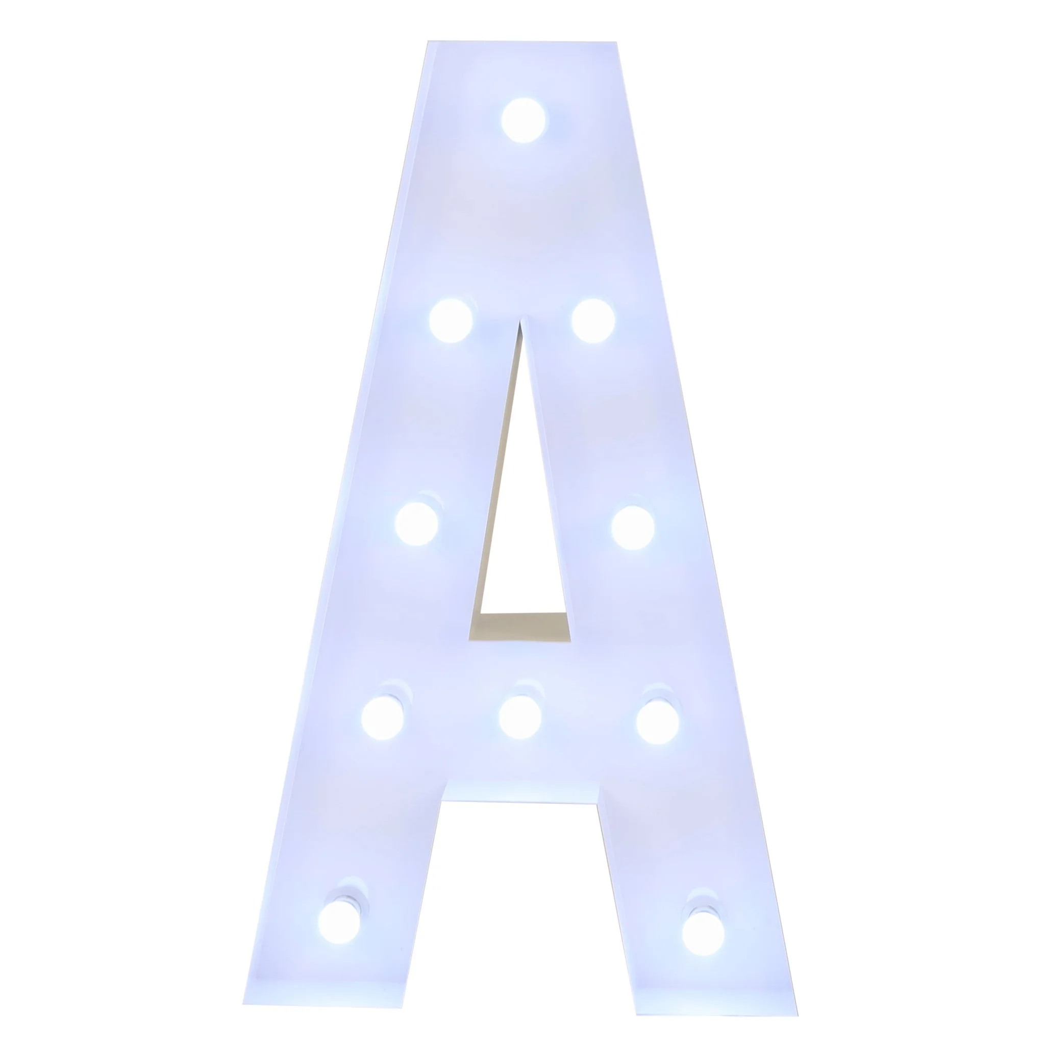 V027: Event Decoration Large 4ft Tall LED Marquee Letter - A Rose Morning