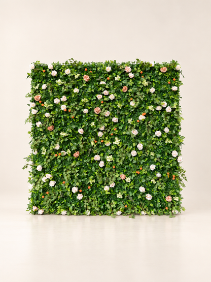 Valesa: 3D Fabric Artificial Zip Up Curtain Flower Wall For Wedding and Events Decoration
