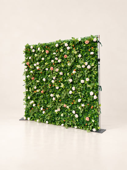 Valesa: 3D Fabric Artificial Zip Up Curtain Flower Wall For Wedding and Events Decoration