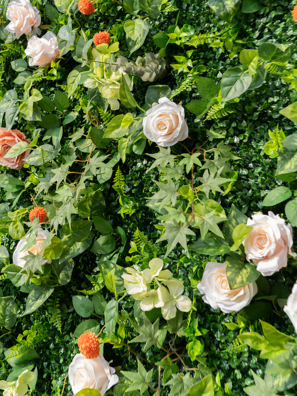 Valesa: 3D Fabric Artificial Zip Up Curtain Flower Wall For Wedding and Events Decoration