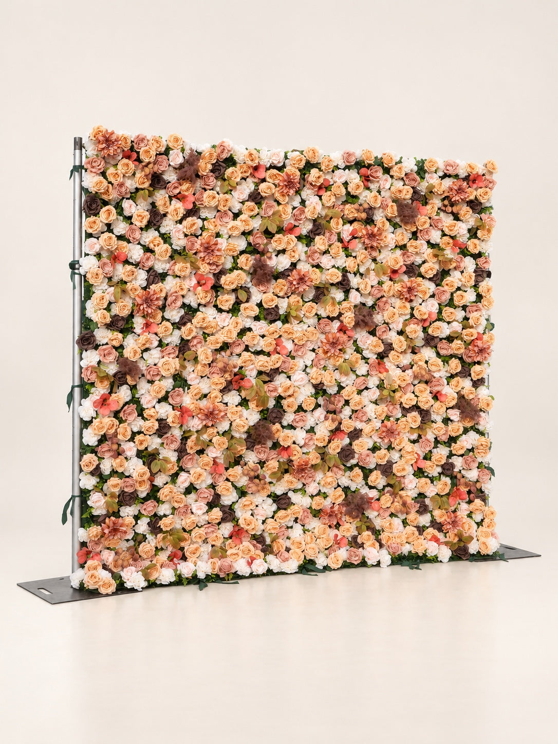Vanina: 5D Fabric Artificial Zip Up Curtain Flower Wall For Wedding and Events Decoration