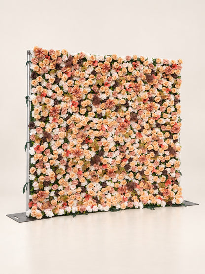 Vanina: 5D Fabric Artificial Zip Up Curtain Flower Wall For Wedding and Events Decoration