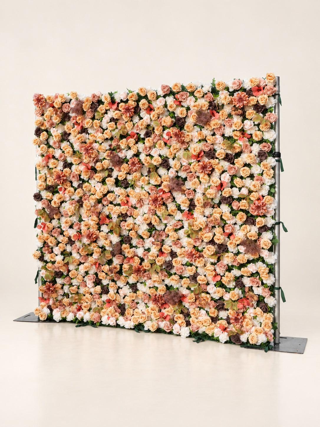 Vanina: 5D Fabric Artificial Zip Up Curtain Flower Wall For Wedding and Events Decoration