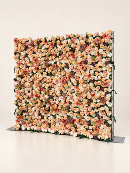 Vanina: 5D Fabric Artificial Zip Up Curtain Flower Wall For Wedding and Events Decoration