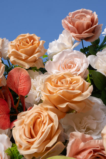 Vanina: 5D Fabric Artificial Zip Up Curtain Flower Wall For Wedding and Events Decoration
