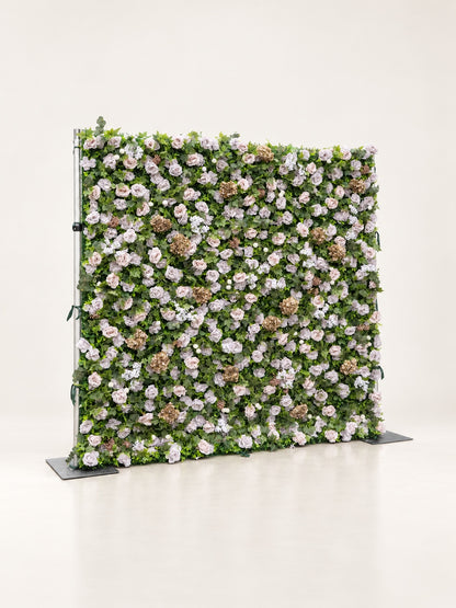 Vanya: 3D Fabric Artificial Zip Up Curtain Flower Wall For Wedding and Events Decoration