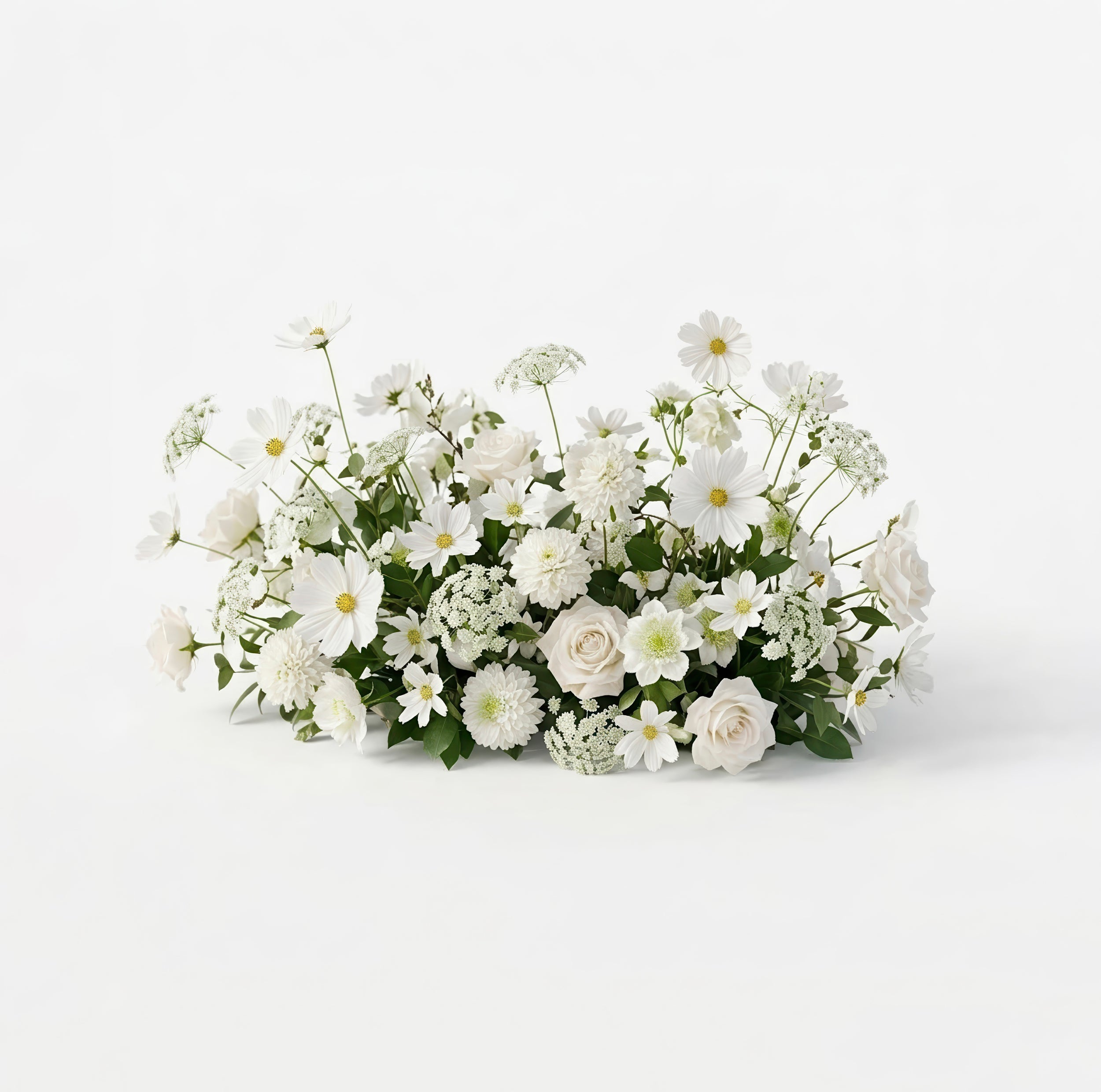 Velmora: Exquisite Ivory Butterfly-Shaped Flower Wall for Birthday &amp; Anniversary Decor