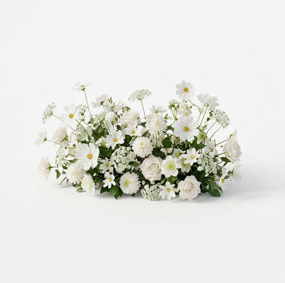 Velmora: Exquisite Ivory Butterfly-Shaped Flower Wall for Birthday &amp; Anniversary Decor