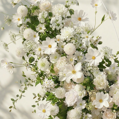 Velmora: Exquisite Ivory Butterfly-Shaped Flower Wall for Birthday &amp; Anniversary Decor