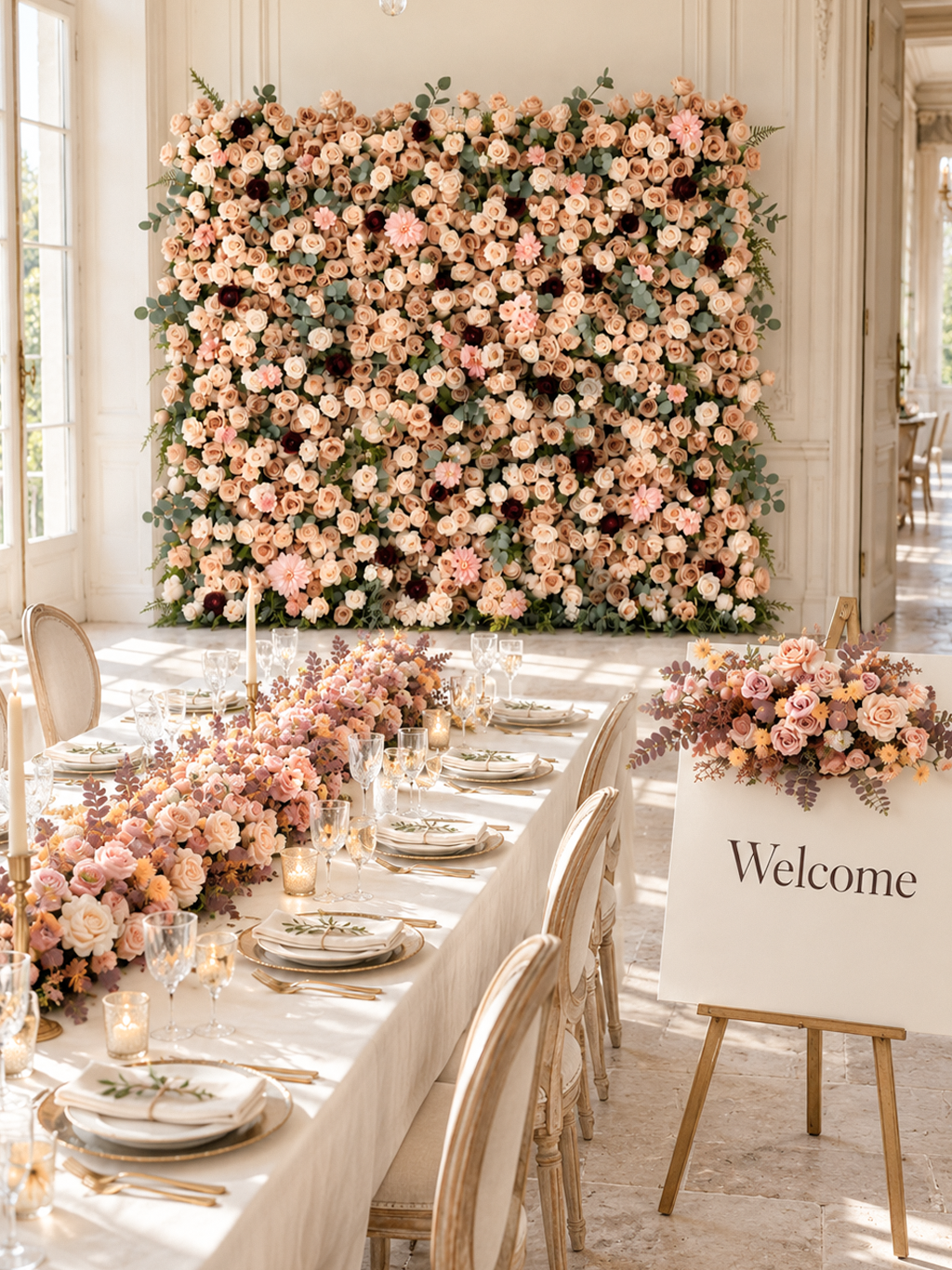 Vera &amp; Mireya – Reception Package in Dusty Rose &amp; Caramel