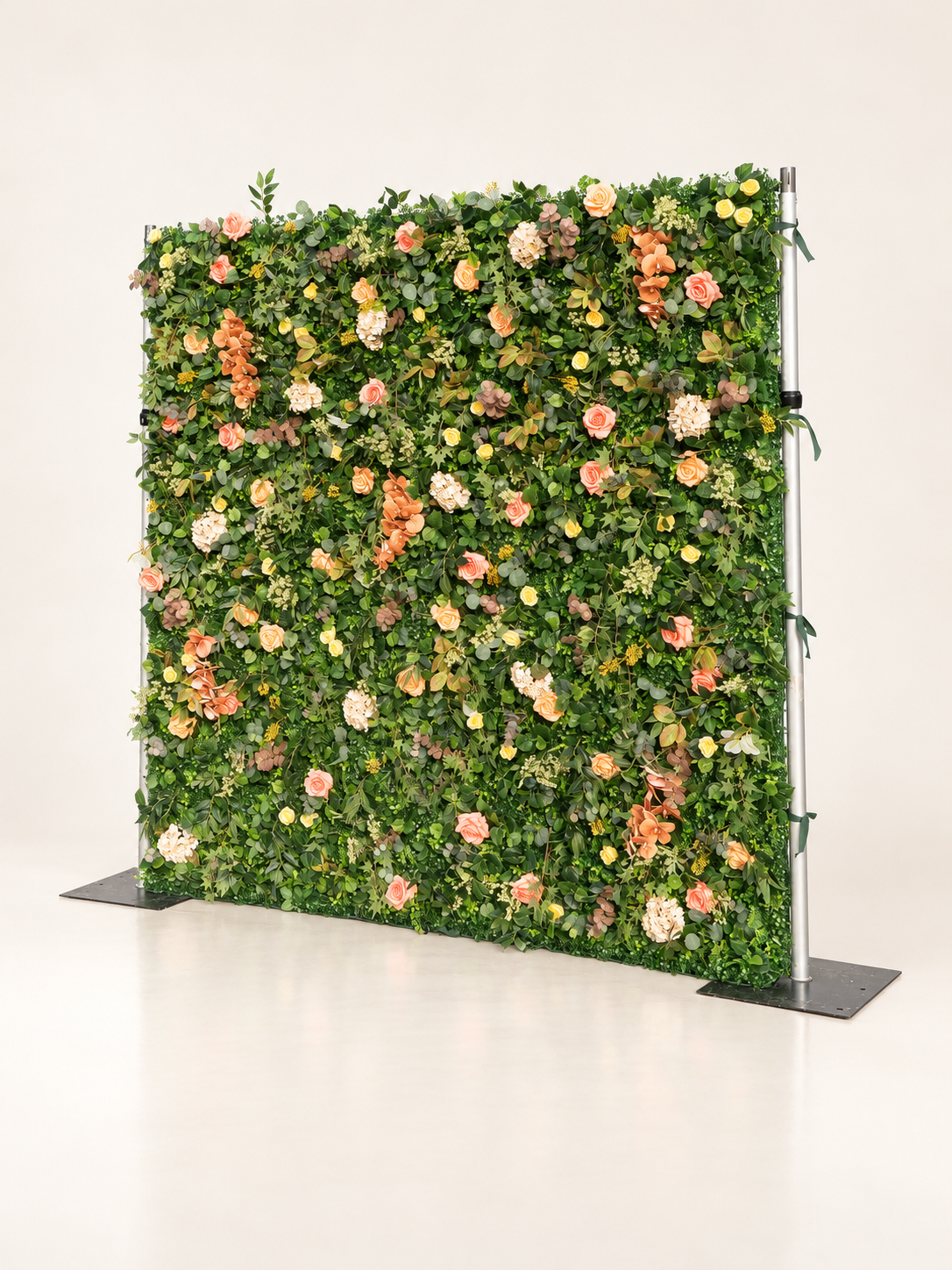 Verya: 3D Fabric Artificial Zip Up Curtain Flower Wall For Wedding and Events Decoration