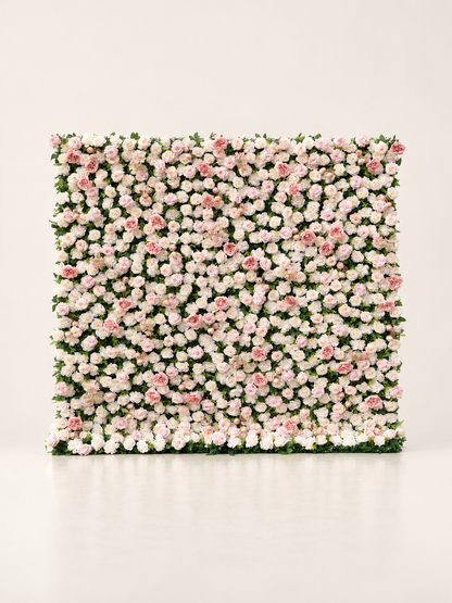 Vinca: 3D Fabric Artificial Zip Up Curtain Flower Wall For Wedding and Events Decoration