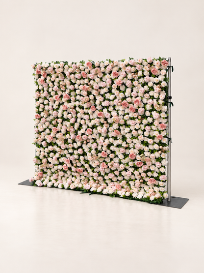 Vinca: 3D Fabric Artificial Zip Up Curtain Flower Wall For Wedding and Events Decoration