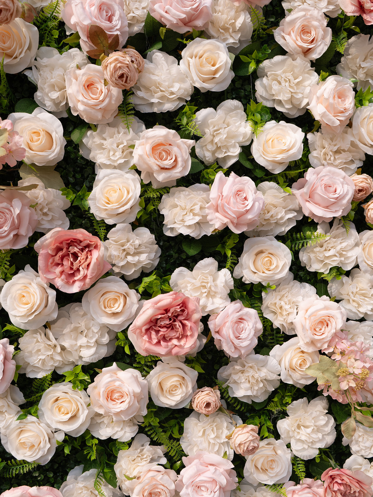 Vinca: 3D Fabric Artificial Zip Up Curtain Flower Wall For Wedding and Events Decoration