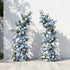 Violrella: Classic Luxury Flower Arch with Blue Roses for Wedding&Event Decor Including Frame violrella front