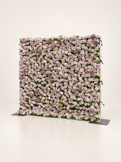 Viona: 3D Fabric Artificial Zip Up Curtain Flower Wall For Wedding and Events Decoration