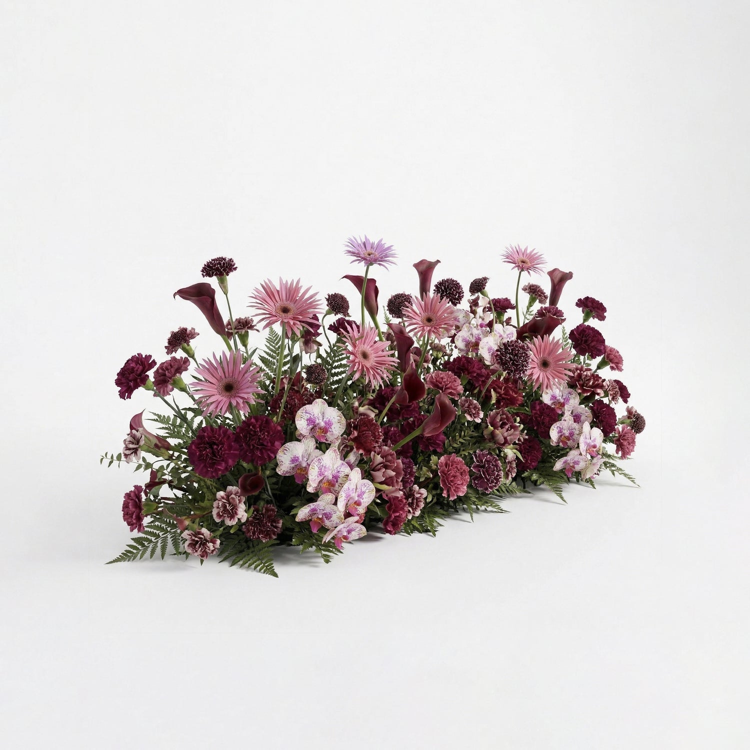 Virexa: Rich Berry-Toned Heart-Shaped Floral Arch for Luxury Wedding &amp; Proposal Ceremony