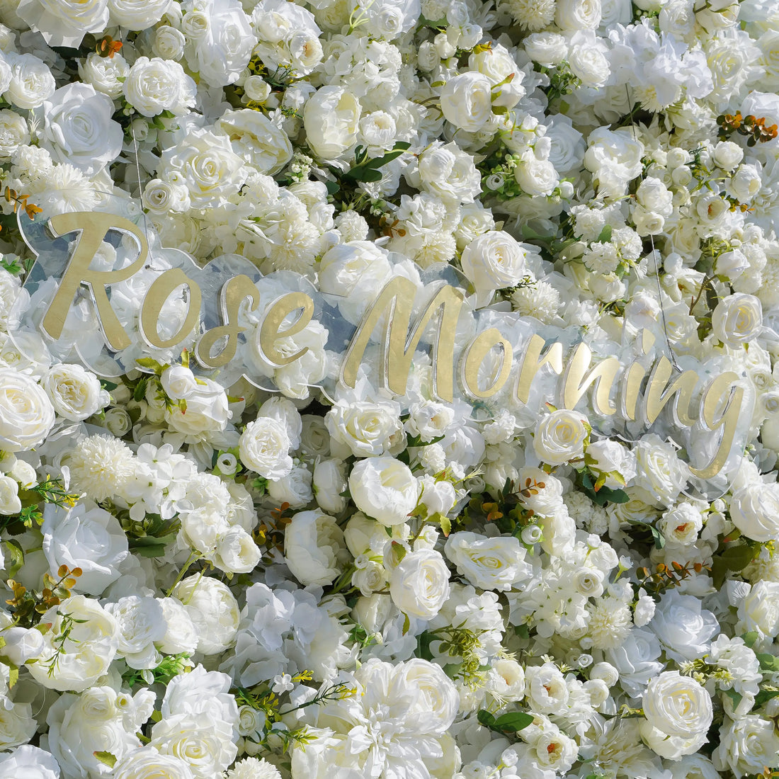 YaYa:5D Rose Morning Zipper flower wall Fabric Backdrop Artificial rolling up curtain flower wall (Ready to ship)