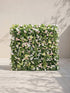 Yarara 5D Fabric Artificial rolling up curtain flower wall — front view