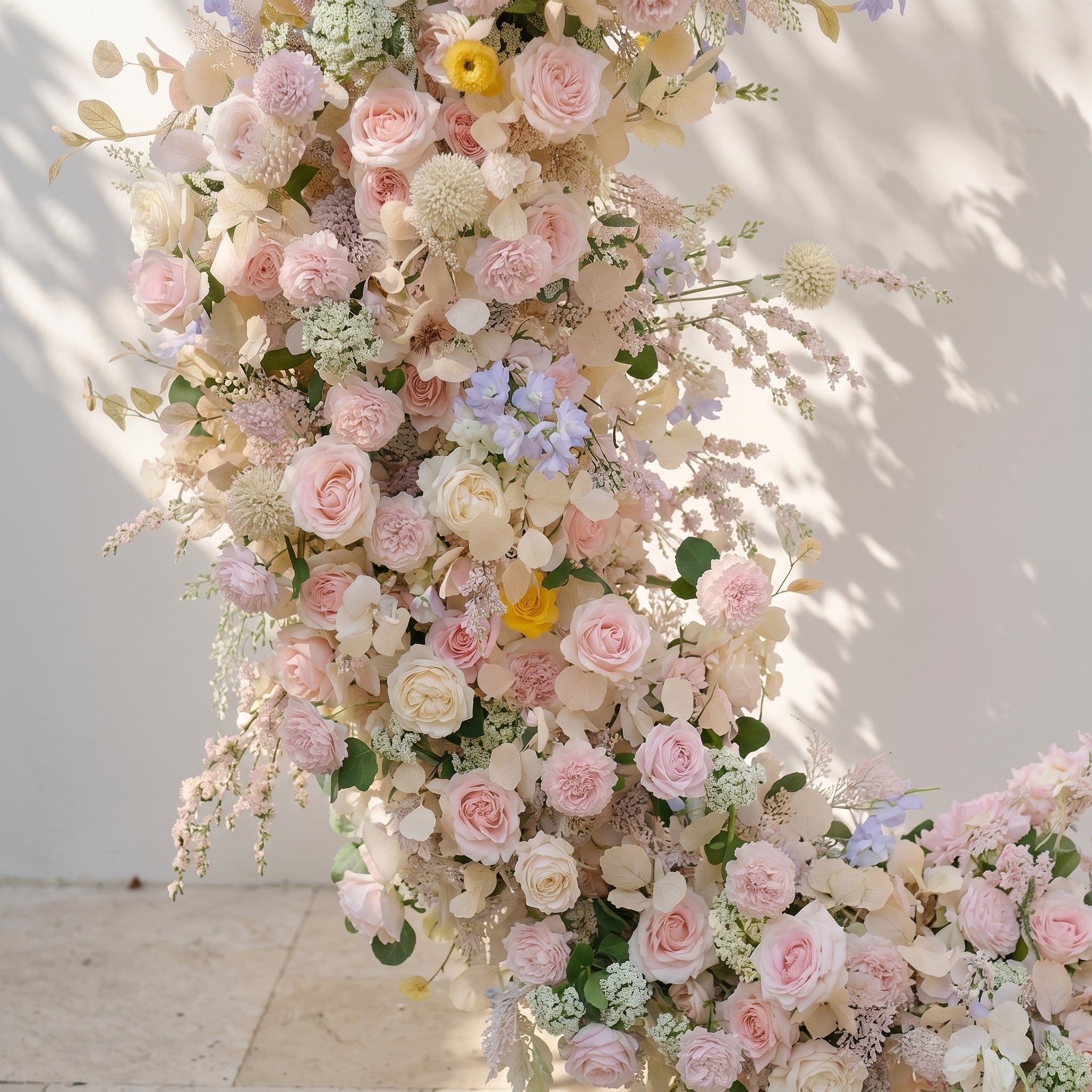 Zarensira moon arch: Wedding Party Background Floral Arch Decoration Including Frame