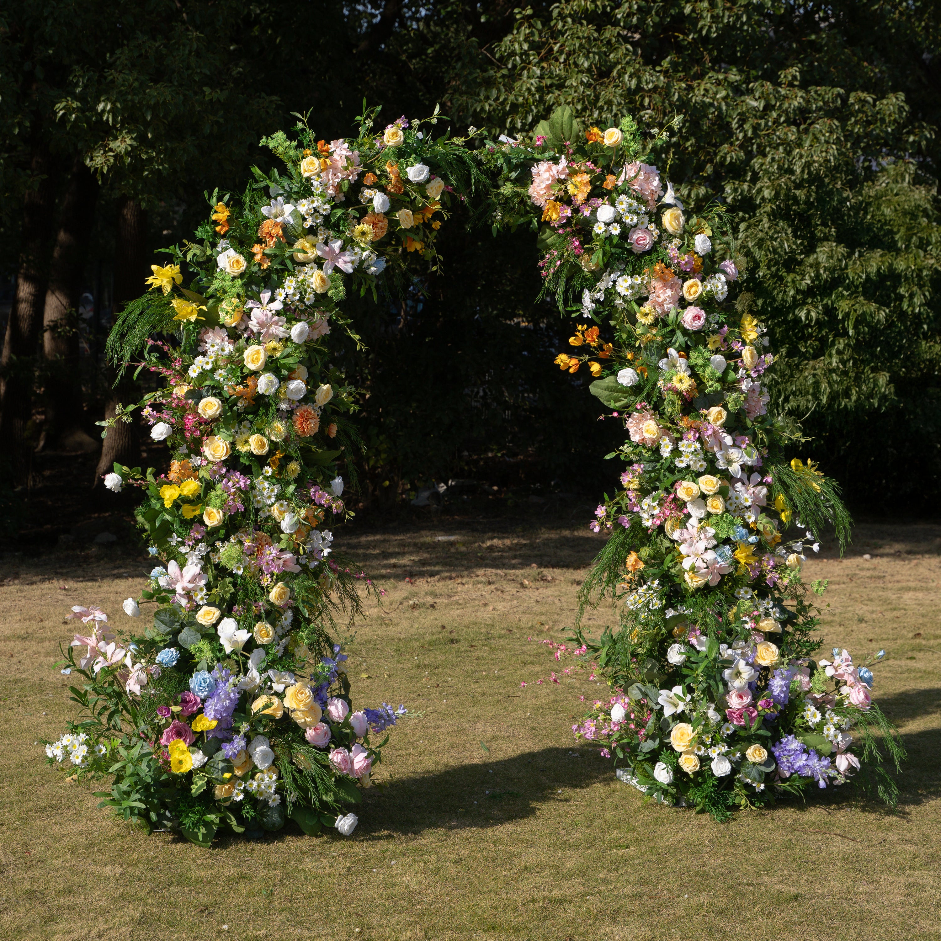 Aglaia: Wedding Party Background Floral Arch Decoration (Including Frame)