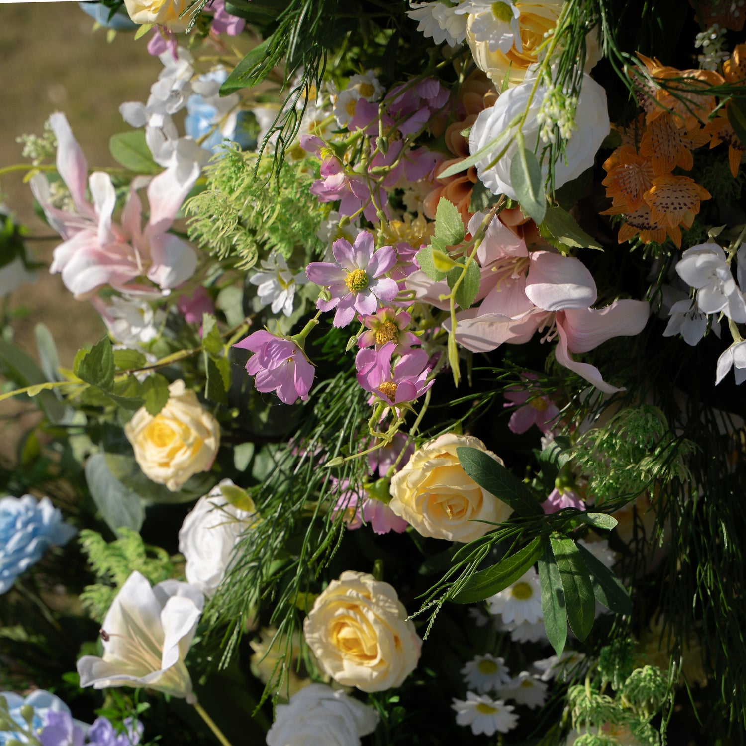 Aglaia: Wedding Party Background Floral Arch Decoration (Including Frame)