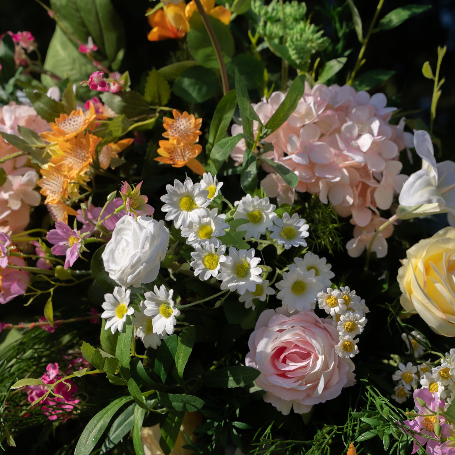 Aglaia: Wedding Party Background Floral Arch Decoration (Including Frame)