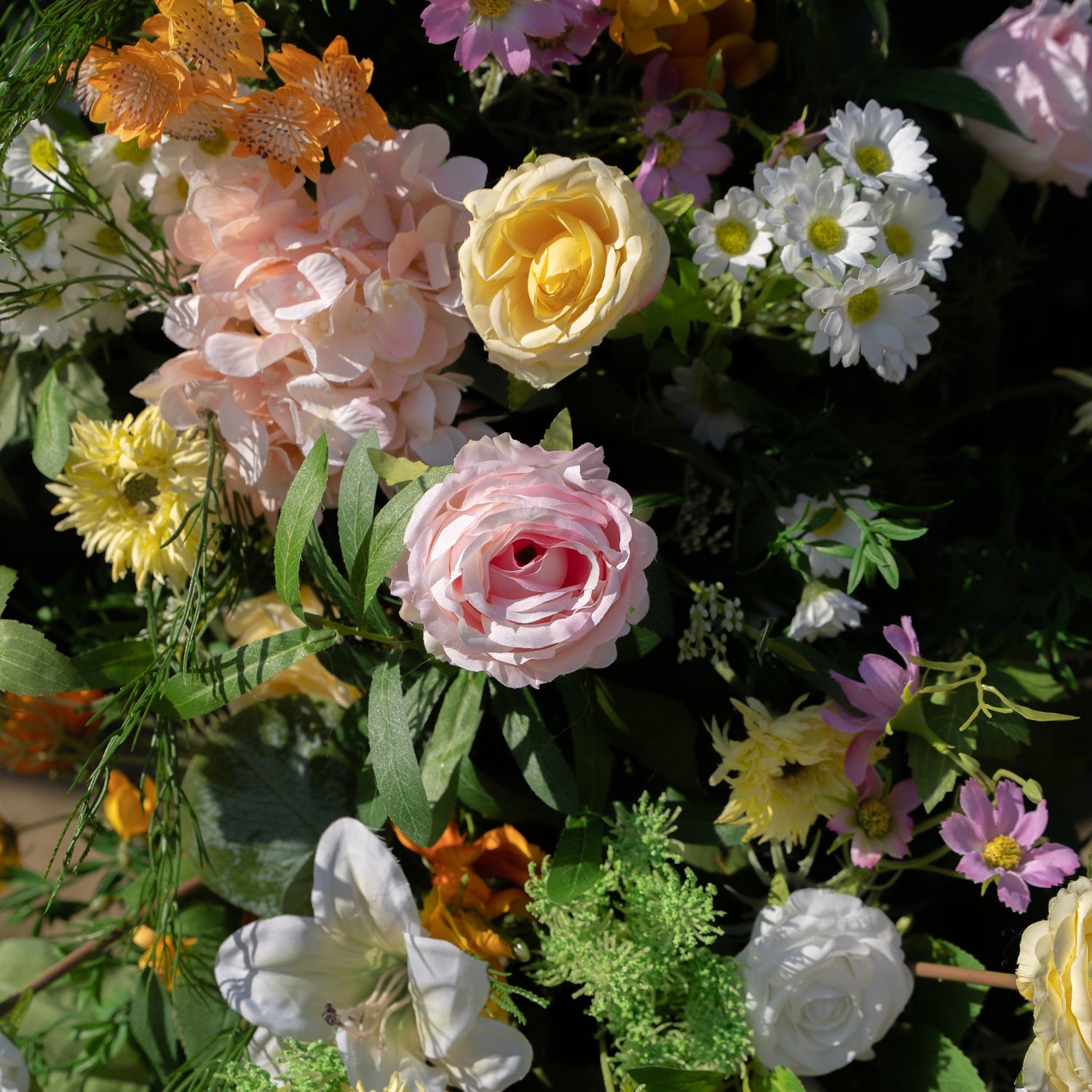 Aglaia: Wedding Party Background Floral Arch Decoration (Including Frame)