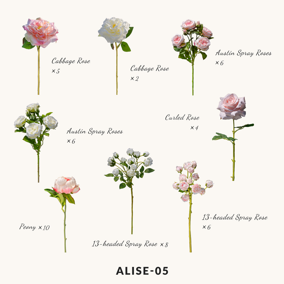 Same flowers in Alise&