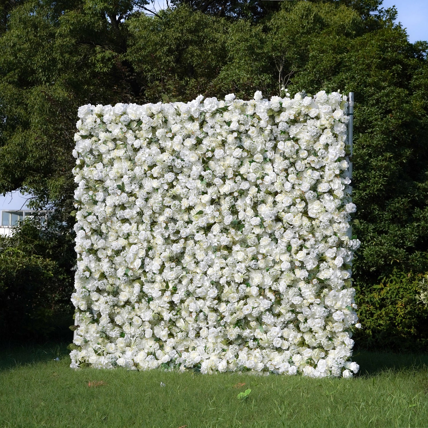 Aria：5D Fabric Artificial rolling up curtain flower wall