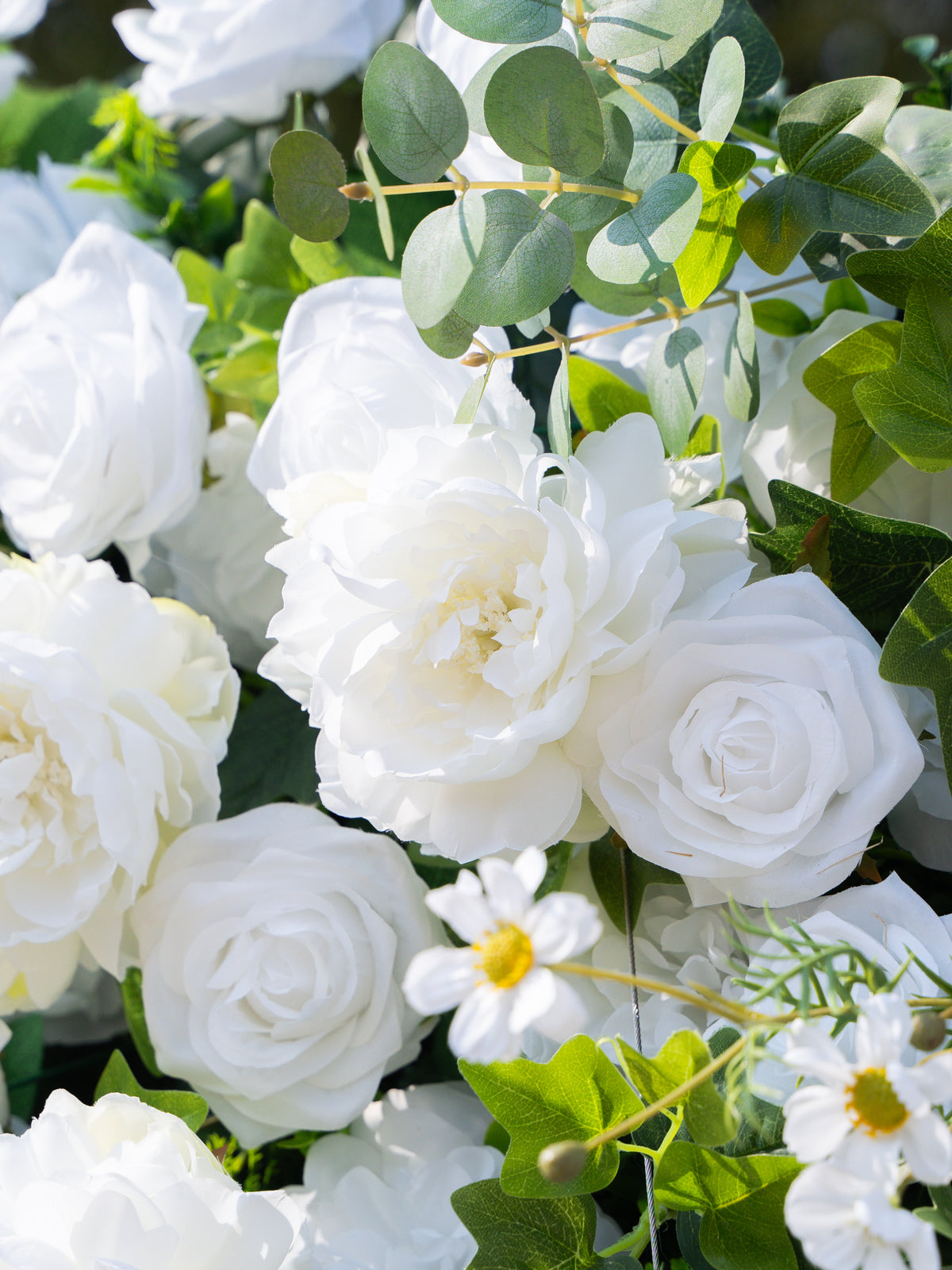 Amorette: 3D Fabric Artificial Zip Up Curtain Flower Wall For Wedding and Events Decoration