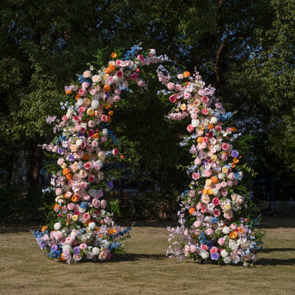 Bloom ：Wedding Party Background Floral Arch Decoration (Including Frame)