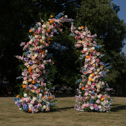 Bloom ：Wedding Party Background Floral Arch Decoration (Including Frame)