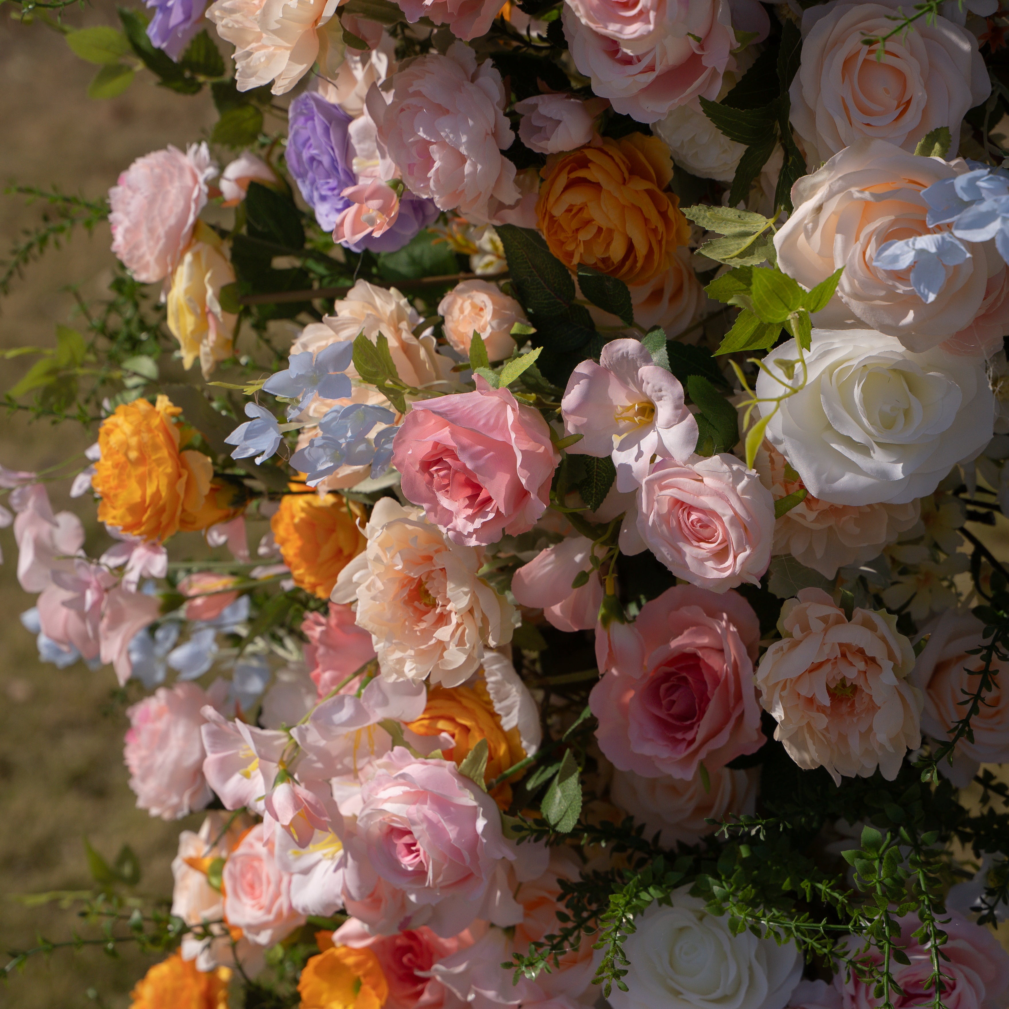 Bloom ：Wedding Party Background Floral Arch Decoration (Including Frame)