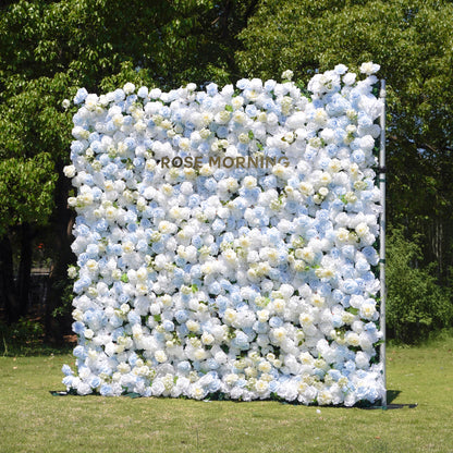 BlueSky： Fabric Artificial zip up curtain flower wall 8ft*8ft